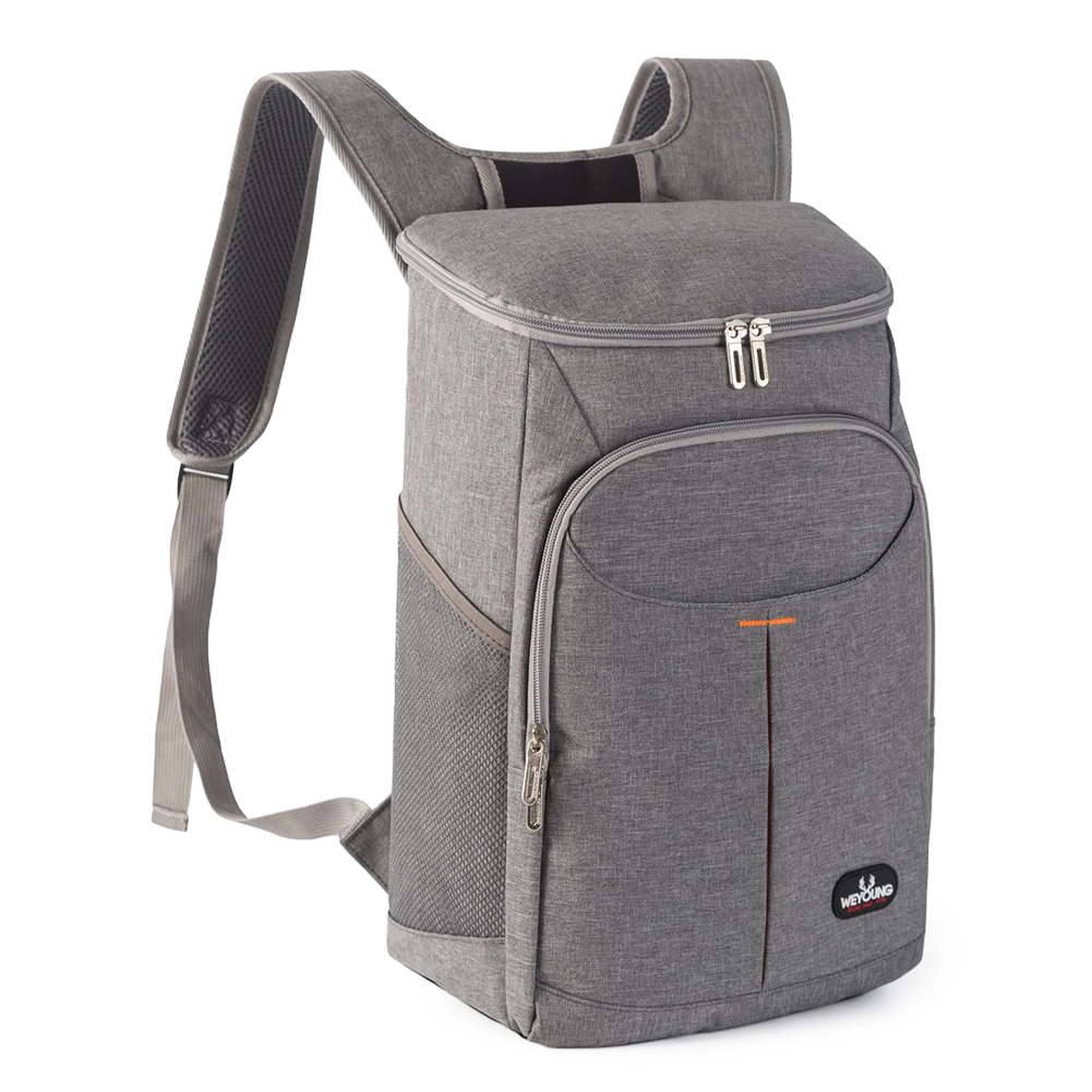 thumbnail image 4 of 20L Cooler Backpack Mochila de almuerzo a prueba de fugas para hombres y mujeres (gris), 4 of 5