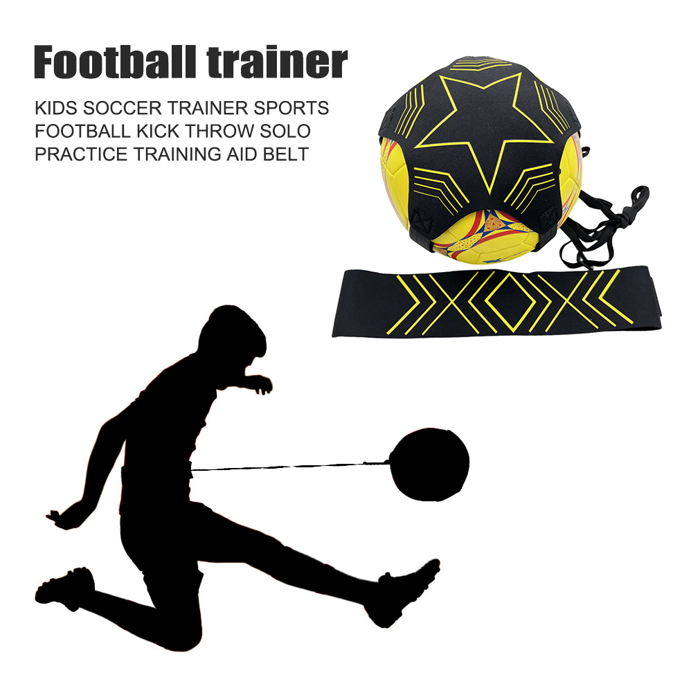 thumbnail image 1 of Equipo de entrenamiento de fútbol de patada ajustable Accesorios de cinturón de entrenador de patada de fútbol, 1 of 7