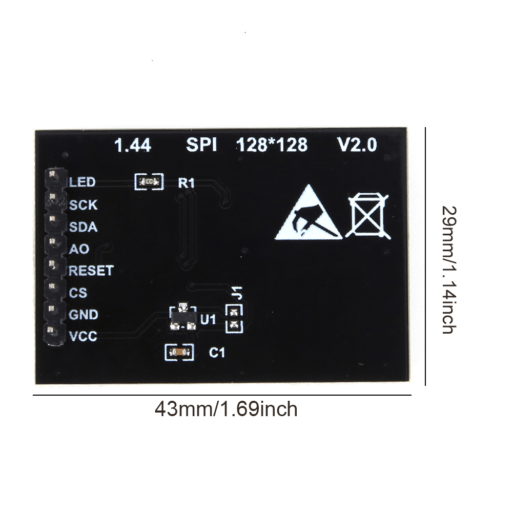 thumbnail image 3 of Módulo de matriz LED MAX7219, salida de punto, entrada, cátodo común, Kit de bricolaje de 8x8 puntos, 3 of 9