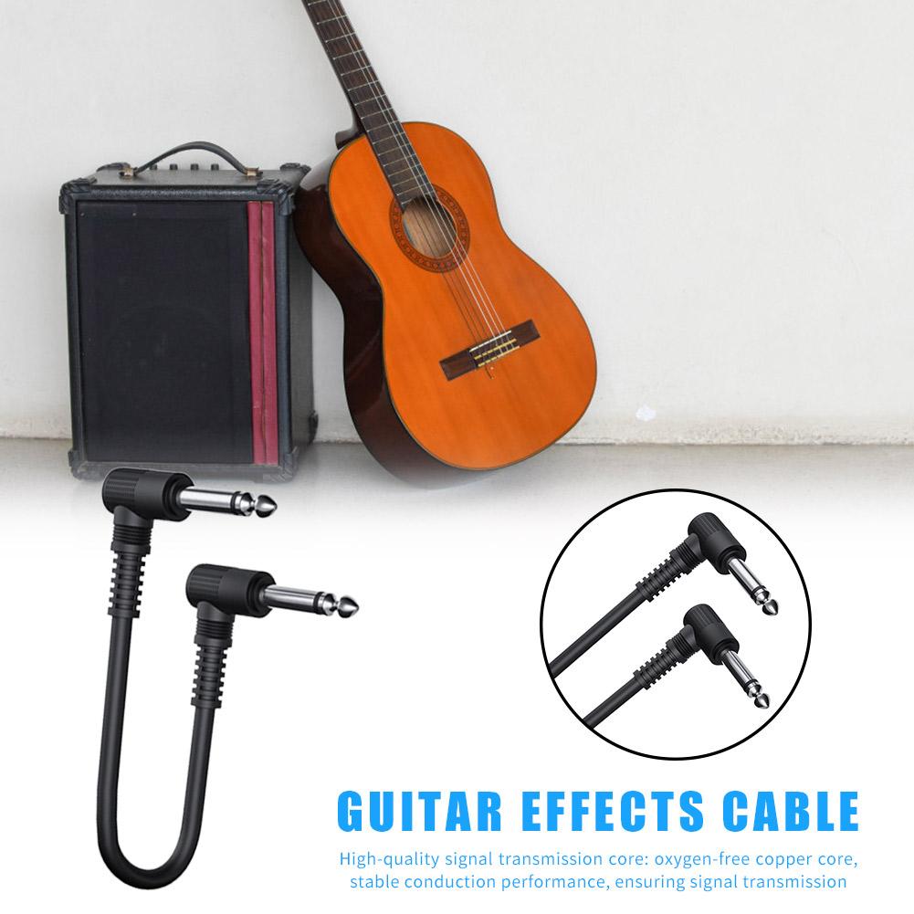 thumbnail image 3 of Cable de Pedal de efecto de guitarra eléctrica de 6,35, Cable de conexión de amplificador de guitarra de 15cm, 3 of 6