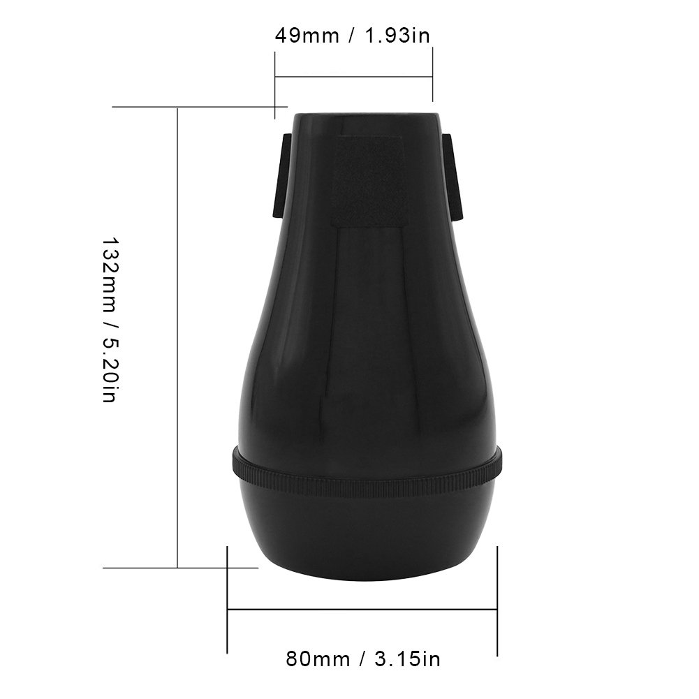 thumbnail image 2 of Silenciador de práctica de trombón tenor, silenciador de trombón, accesorios ABS para instrumentos de latón, 2 of 7