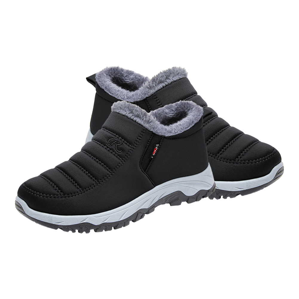 thumbnail image 5 of Zapatos planos para caminar al aire libre para mujer, botines de senderismo gruesos, zapatos cómodos sin cordones, 5 of 9