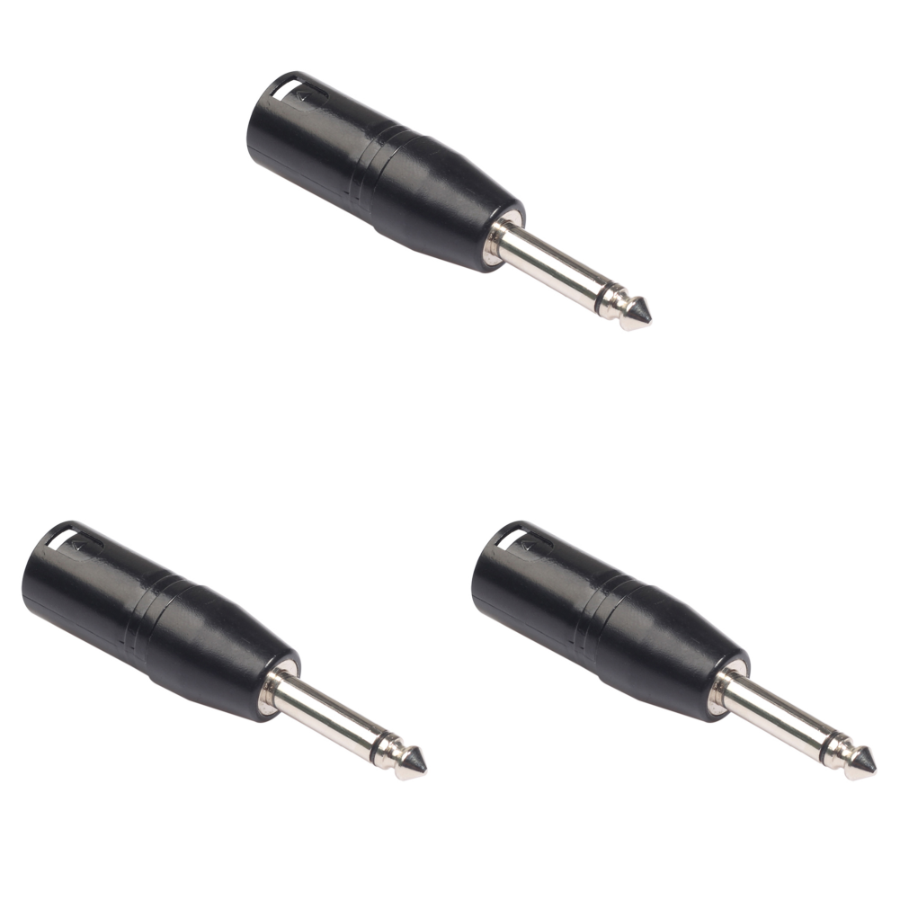 thumbnail image 4 of Conector adaptador convertidor de enchufe de Audio Mono a XLR de 3 pines de 6,35mm, 4 of 4