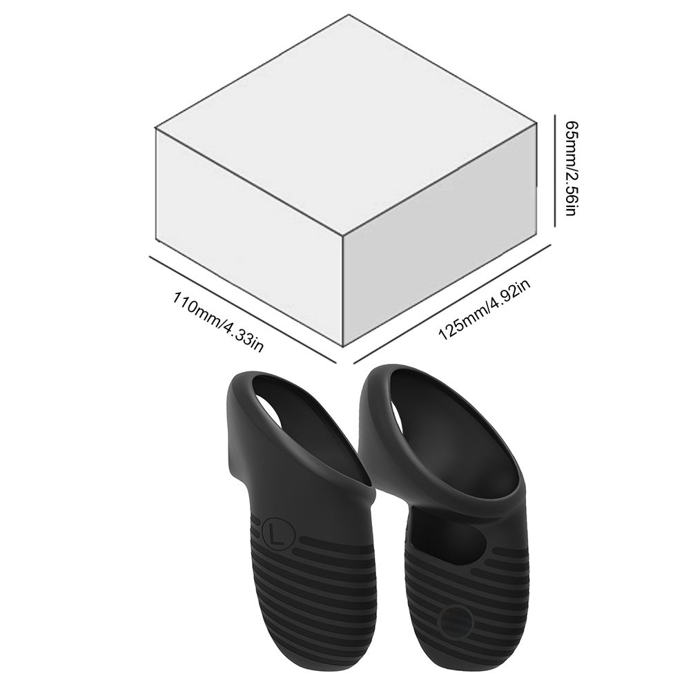 thumbnail image 3 of 1 par de cubiertas de silicona para Joystick, cubierta protectora de agarre anticaída para Meta Quest 3, 3 of 9