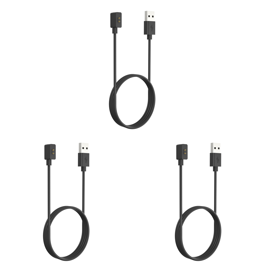 thumbnail image 4 of 3 Cable de Carga 1m para Mi 8 Pro/8/Redmi Band 2/Active Watch Negro 3 Piezas, 4 of 4