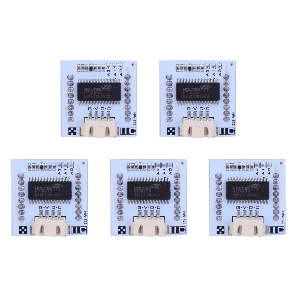 thumbnail image 4 of Módulo de matriz HT16K33 Tablero de visualización de puntos I2C Tablero de pantalla LED para Arduino, 4 of 4