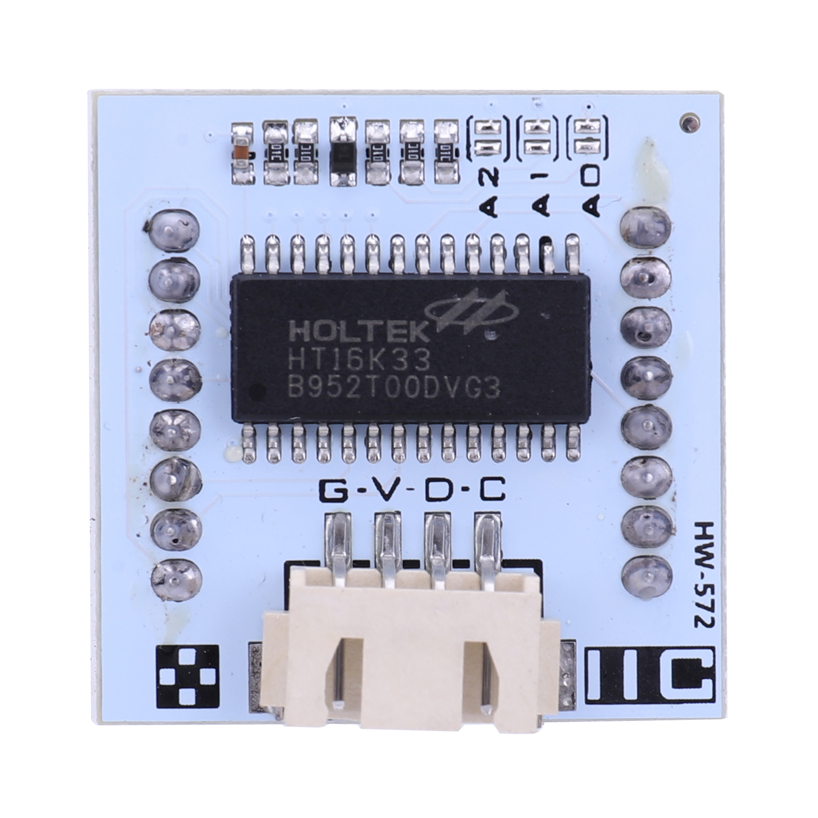 Módulo de matriz HT16K33 Tablero de visualización de puntos I2C Tablero de pantalla LED para Arduino