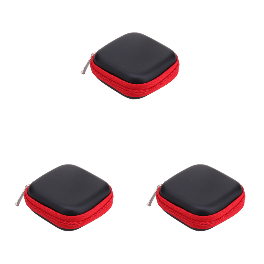 thumbnail image 4 of Estuche de EVA para almacenamiento, nuevo miniauricular cuadrado, compatible con Bluetooth, caja de cables para auriculares, 4 of 4