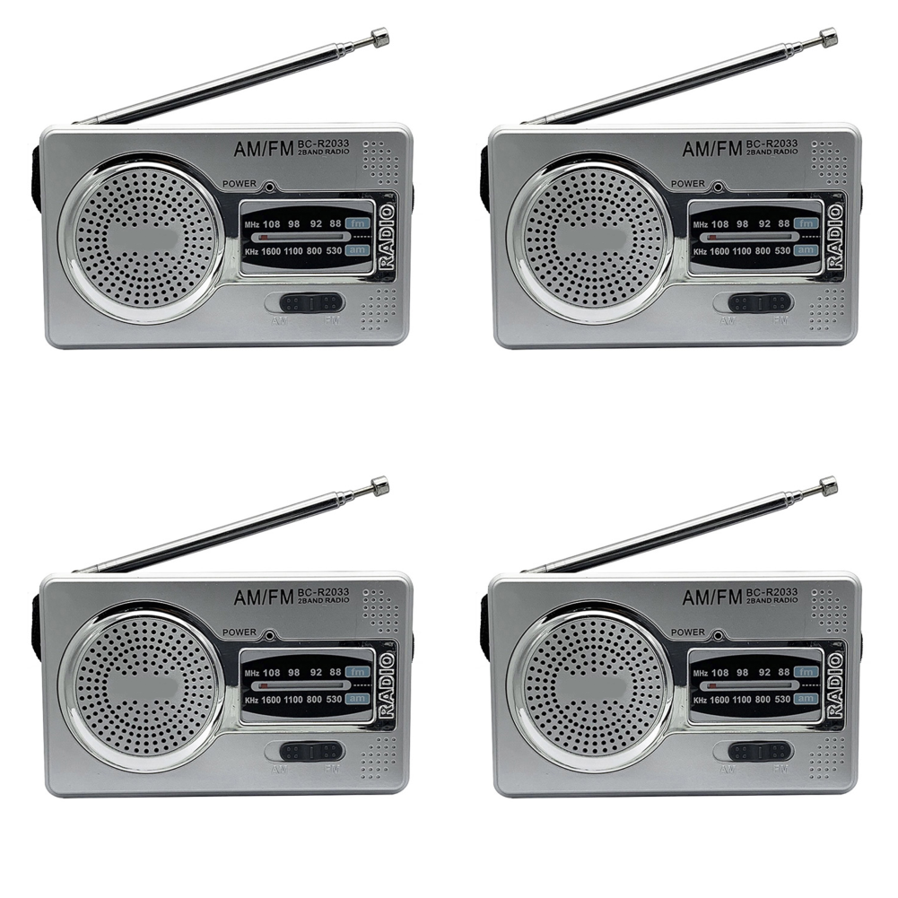 thumbnail image 4 of Radio AM FM HiFi Reproductor de música Altavoz Jack de 3,5 mm Antena telescópica Pocket Elder, 4 of 4