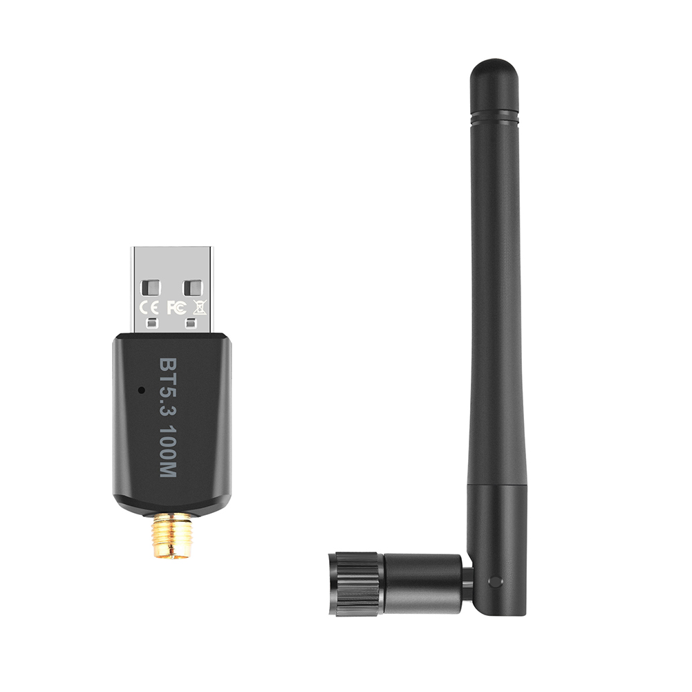 Adaptador USB de largo alcance de 100M, transmisor receptor de Audio 5,3 compatible con Bluetooth