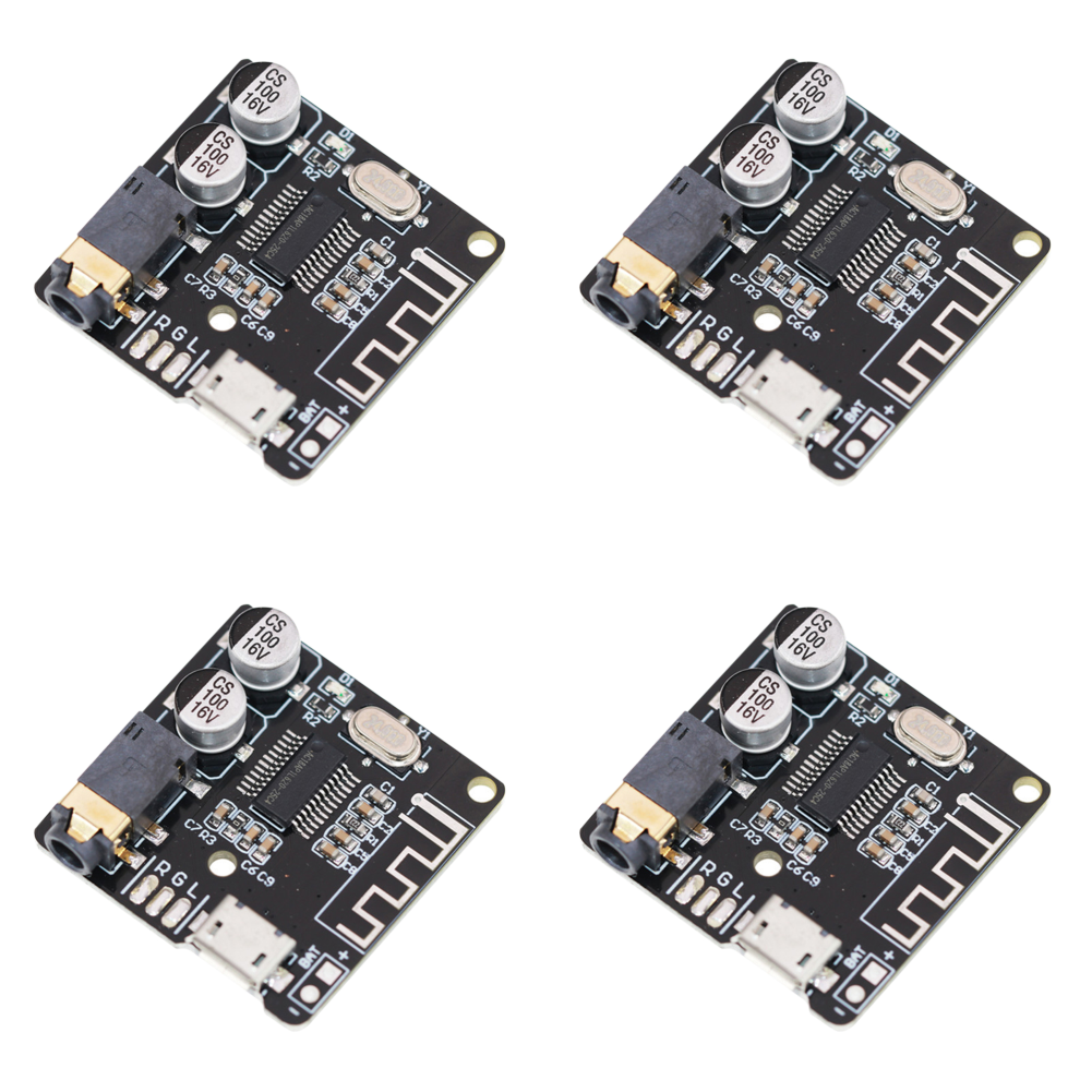 thumbnail image 4 of Módulo estéreo inalámbrico 5.0 compatible con Bluetooth DC 3.7-5V para bricolaje negro, 4 of 4