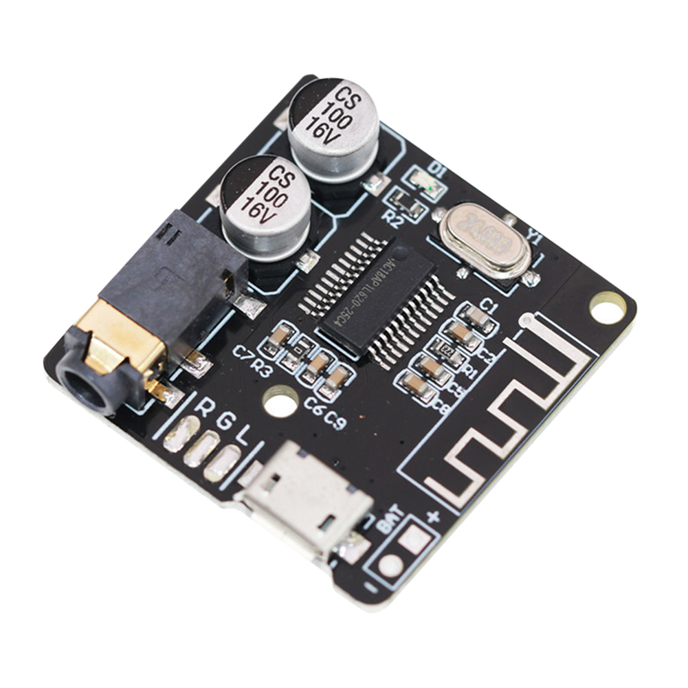 thumbnail image 3 of Módulo estéreo inalámbrico 5.0 compatible con Bluetooth DC 3.7-5V para bricolaje negro, 3 of 4