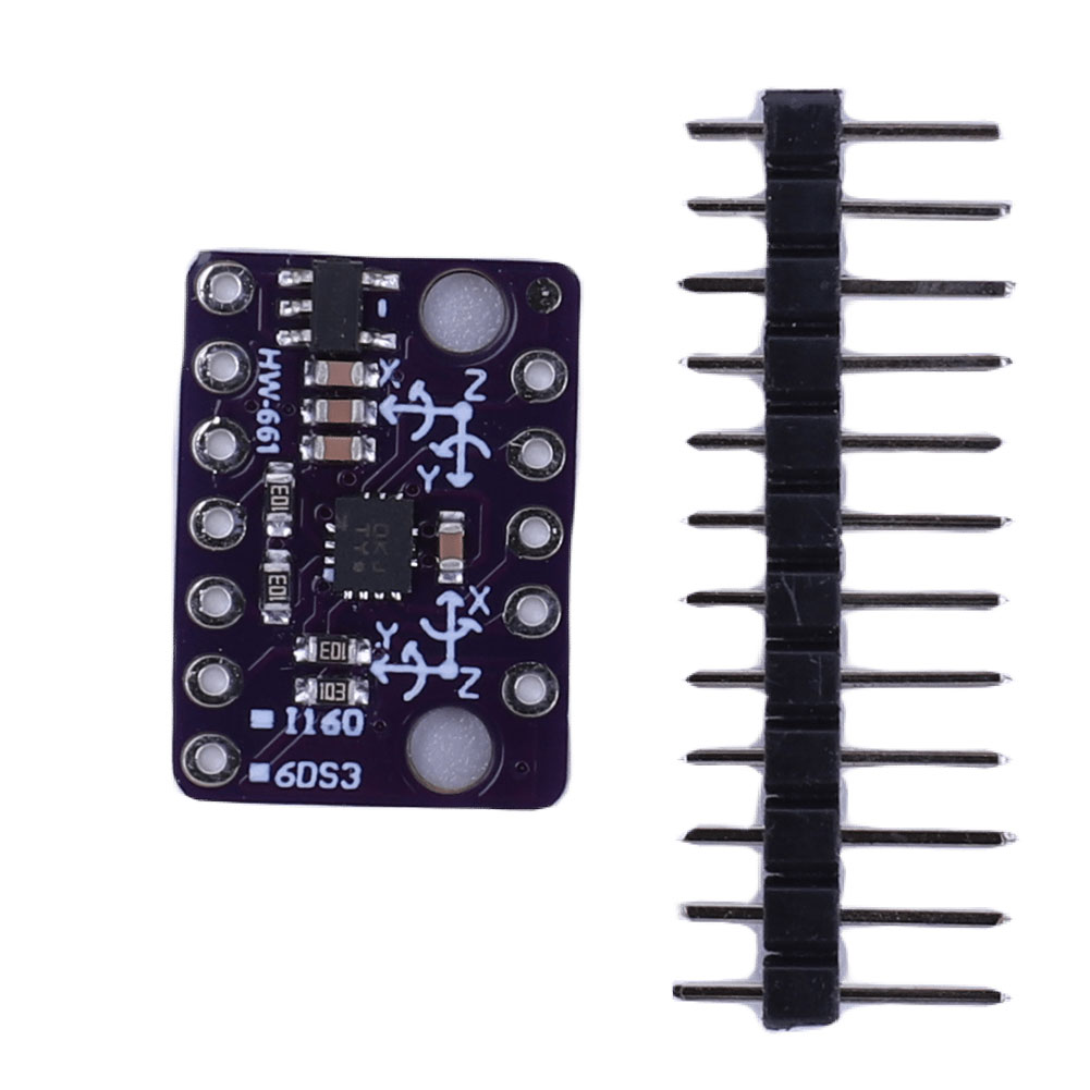 thumbnail image 1 of Sensor GY-BMI160 Giroscopio de velocidad Angular Módulo de GY-BMI160 de gravedad de velocidad de 6 ejes, 1 of 4
