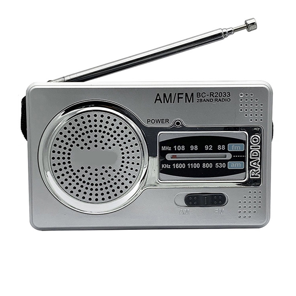 thumbnail image 3 of Radio AM FM HiFi Reproductor de música Altavoz Jack de 3,5 mm Antena telescópica Pocket Elder, 3 of 4