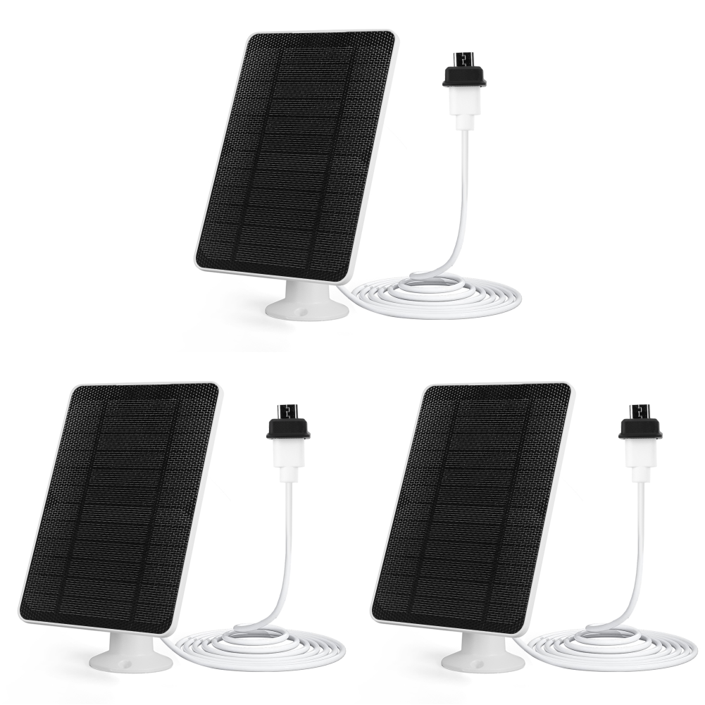thumbnail image 4 of Cargador de panel solar 4W impermeable para Blink XT/XT2/cámara exterior (3.ª generación) 3 piezas, 4 of 4