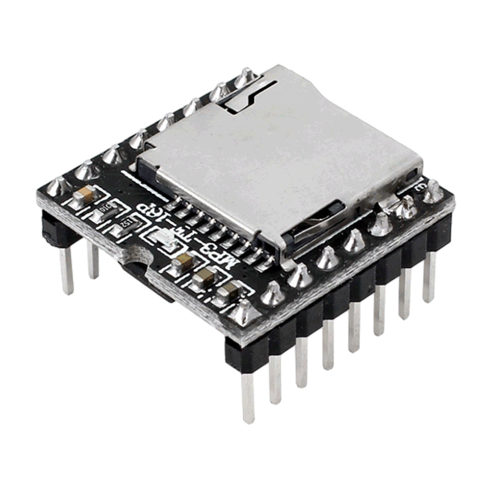 Reproductor Mini MP3 DFPlayer Módulo V3.0 16P Tarjeta TF U Disco Módulo DF