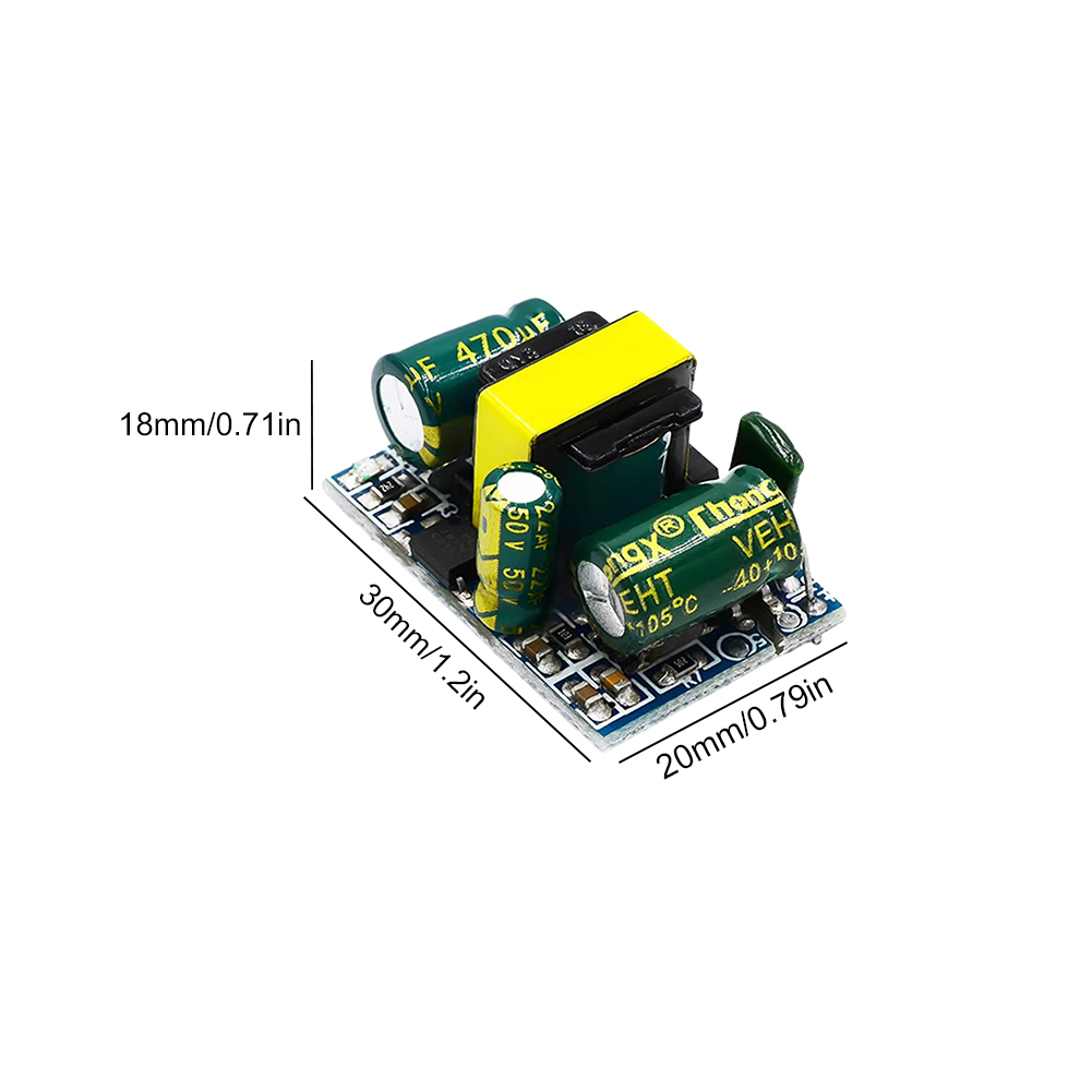 thumbnail image 3 of Módulo de fuente de alimentación AC 85-265V a DC12V/5V/24V, convertidor reductor, Kits de bricolaje, 3 of 9