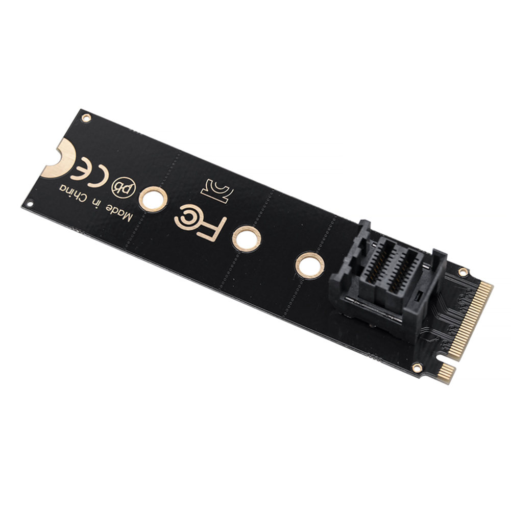 thumbnail image 1 of Tarjeta M.2 NVME a U.2 Convertidor Mkey PCIeX4 M.2 PCIe a SFF8643 (Vertical), 1 of 4