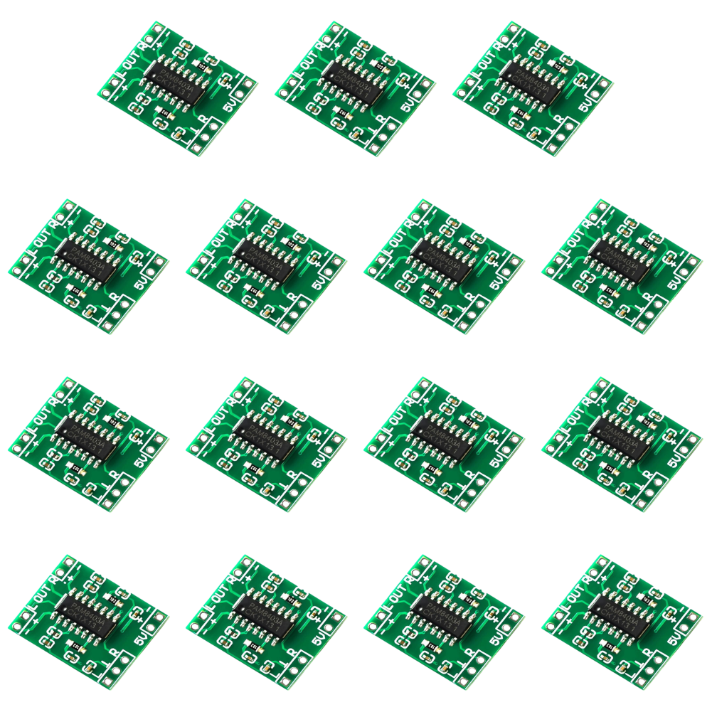 Amplificador PAM8403 Módulo de audio estéreo de 2 canales 2.5V-5.5V 2x3W Fuente de alimentación USB