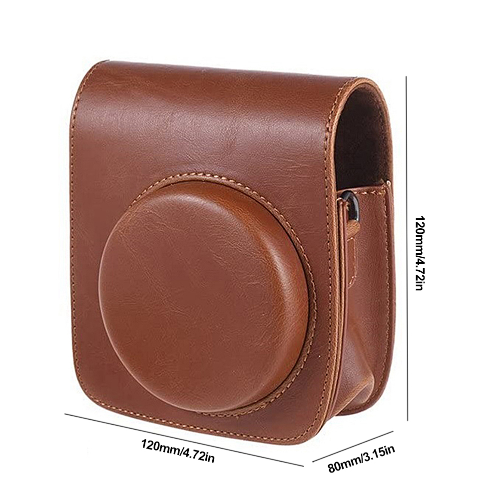 thumbnail image 3 of Estuche para cámara Ehuebsd bolso de PU para cámara instantánea Fujifilm Instax Mini 90, 3 of 9