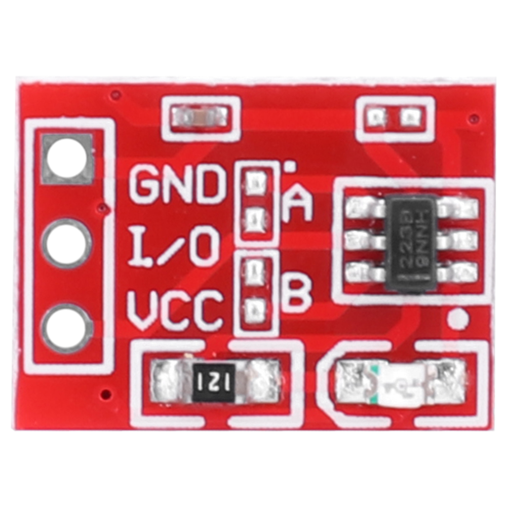 Módulo TTP223 Interruptor táctil capacitivo Condensador Tipo 2.5V-5.5V Interruptor de tecla táctil
