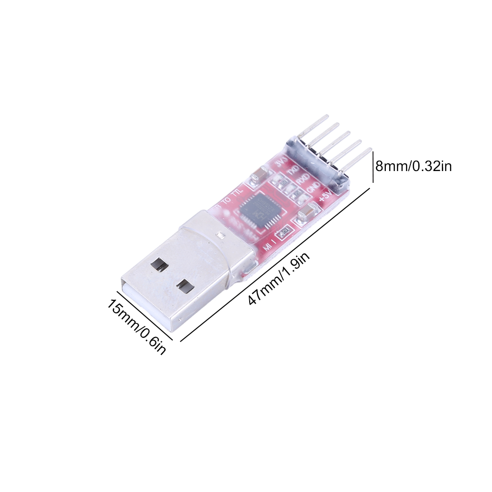 thumbnail image 3 of PL2303 CP2102 CH340G Módulo USB a UART TTL Módulo Serial TTL útil para Arduino, 3 of 9
