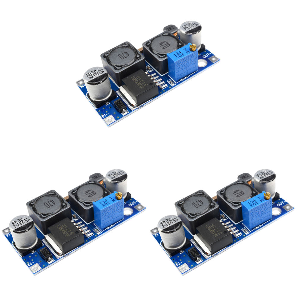 XL6009 LM2596 DC-DC Cargador Placa de alimentación de descarga Piezas del kit de bricolaje (XL6009) Azul