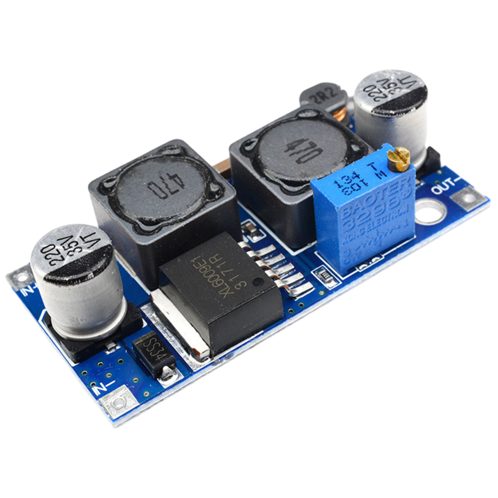 thumbnail image 3 of XL6009 LM2596 DC-DC Cargador Placa de alimentación de descarga Piezas del kit de bricolaje (XL6009) Azul, 3 of 3