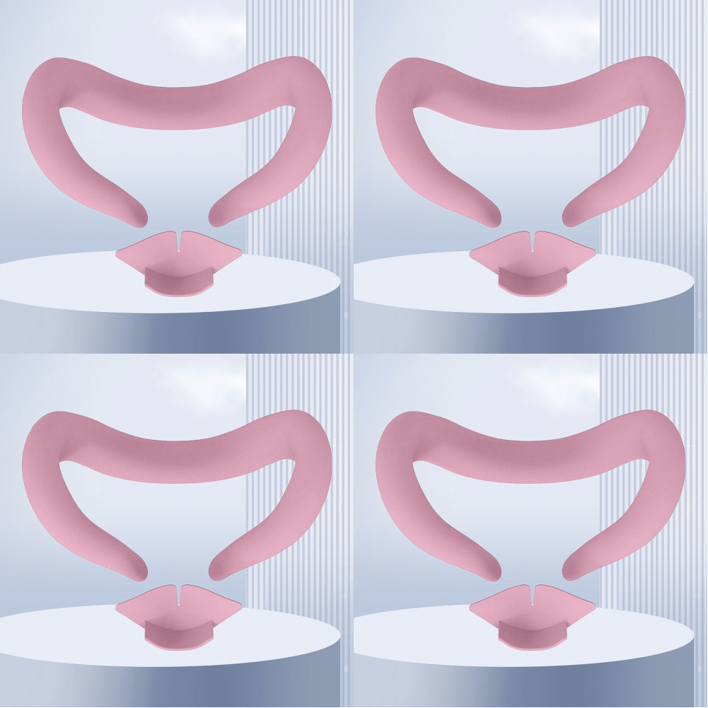 thumbnail image 4 of Almohadilla facial Máscara de silicona Cubierta a prueba de luz para Meta Quest 3 Rosa, 4 of 4
