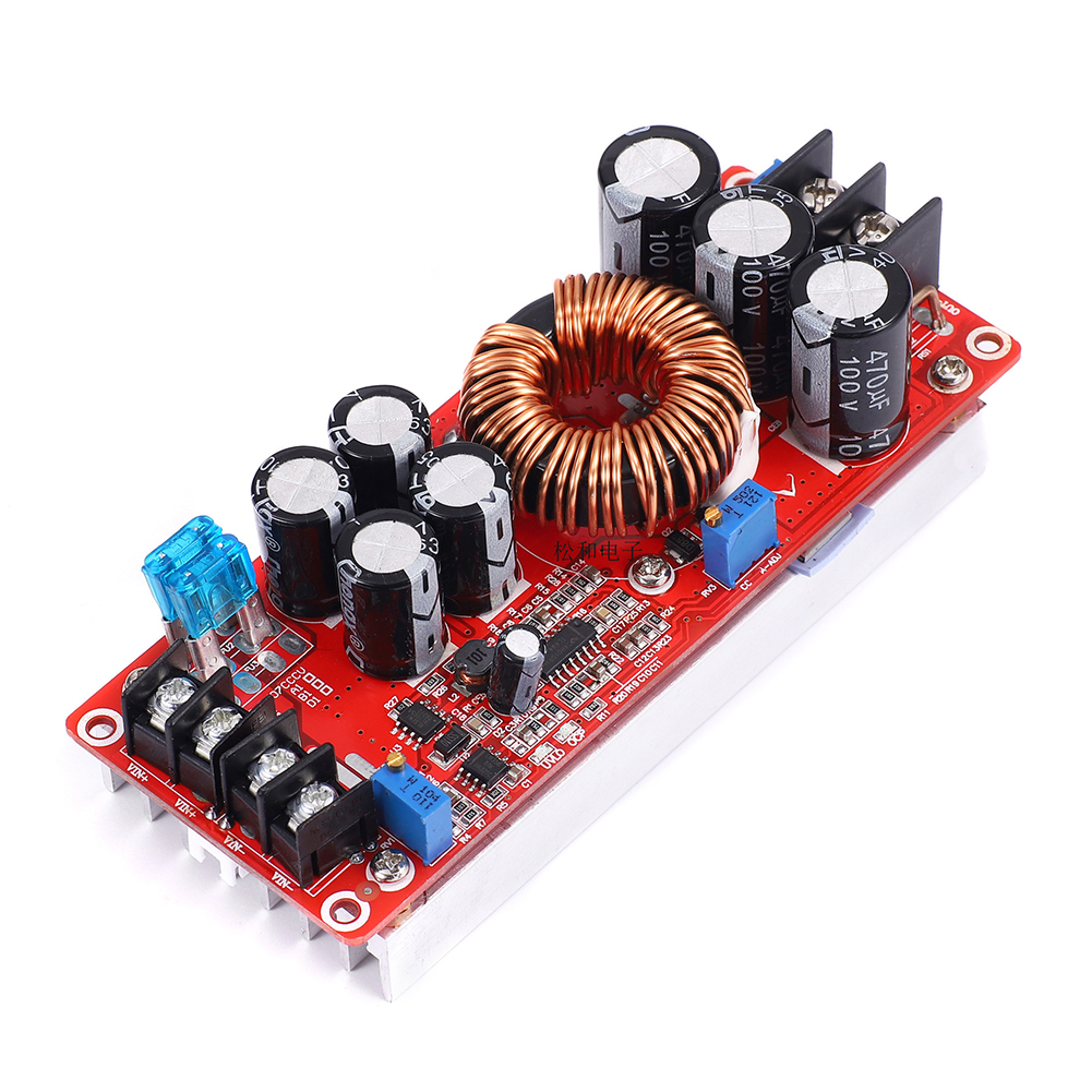 thumbnail image 3 of Módulo elevador 1200W 20A DC DC Converter Boost - Fuente de alimentación Entrada 10-60V Salida 12-83V, 3 of 4