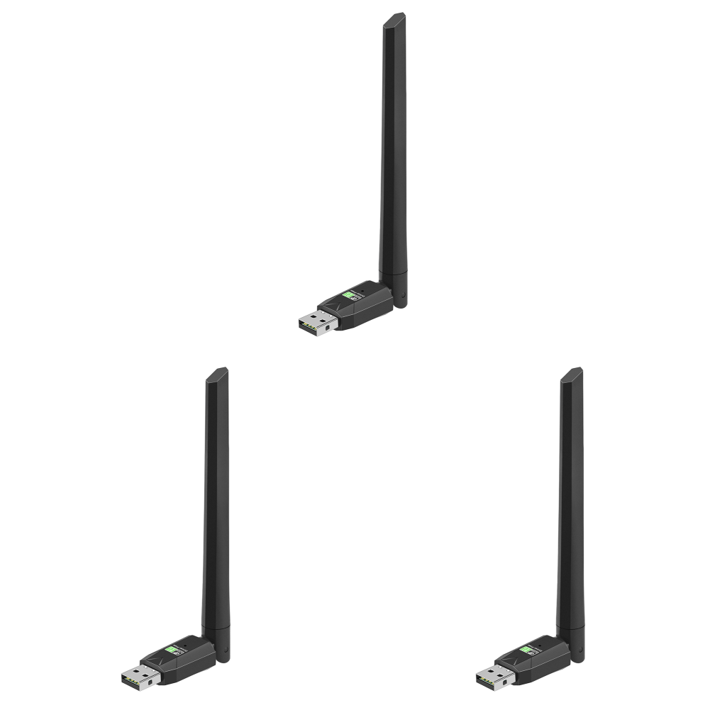thumbnail image 4 of Adaptador USB WiFi de doble banda 600Mbps Compatible con Bluetooth Dongle USB 5.0, 4 of 4