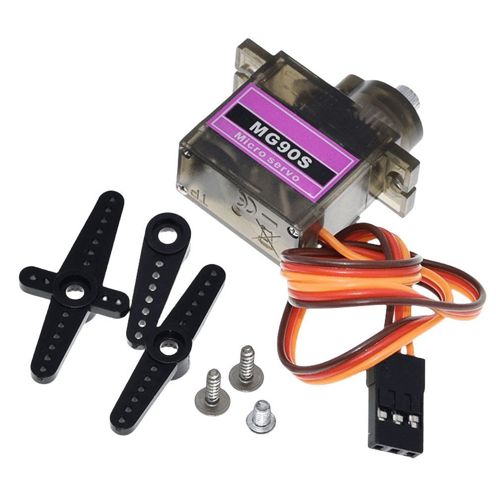 thumbnail image 1 of Engranaje Digital de Metal para coche Futaba JR, modelo de helicóptero RC (MG90 360 Iron), 3 uds., 1 of 4