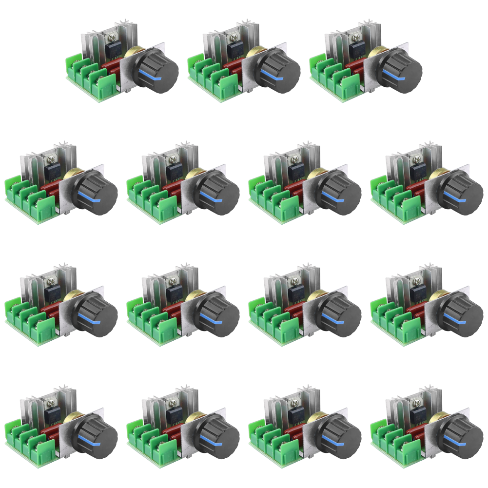 thumbnail image 4 of Regulador de voltaje AC 220V 2000W SCR 25A Termostato Atenuador pequeño (sin interruptor), 4 of 4