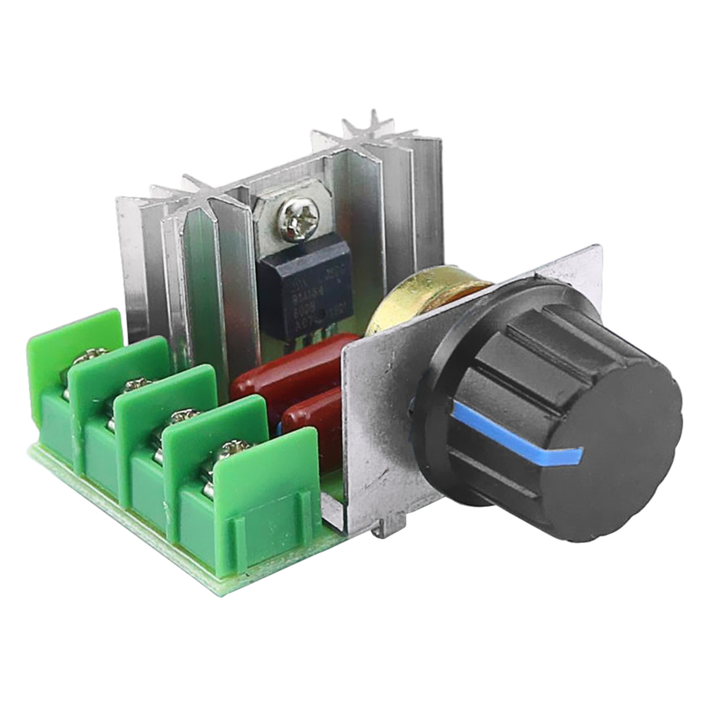 Regulador de voltaje AC 220V 2000W SCR 25A Termostato Atenuador pequeño (sin interruptor)