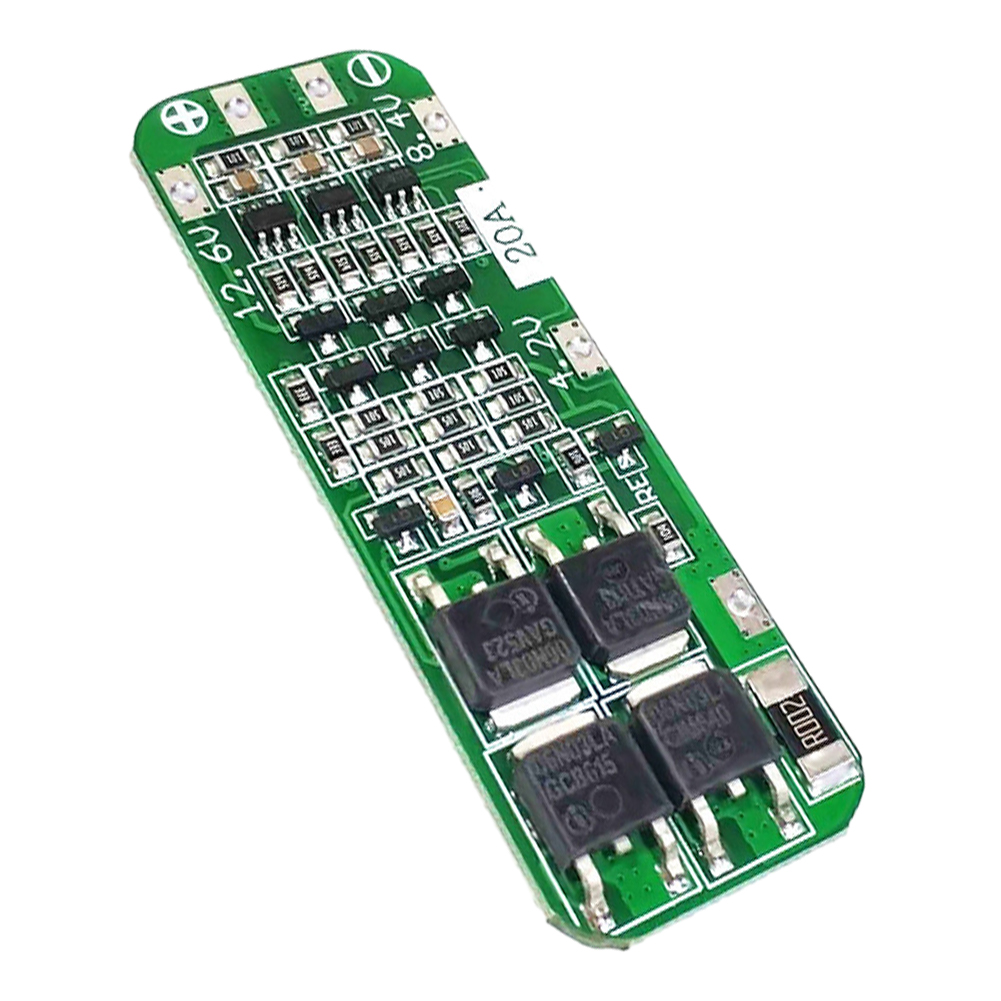 thumbnail image 3 of Módulo de placa de protección de batería de litio de iones de litio de 20A, 59x20x4mm, 3S para Motor de taladro, 3 of 3