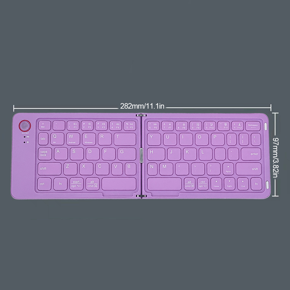 thumbnail image 3 of Teclado BT con soporte Compatible con Bluetooth para Android Windows iOS tableta portátil, 3 of 9