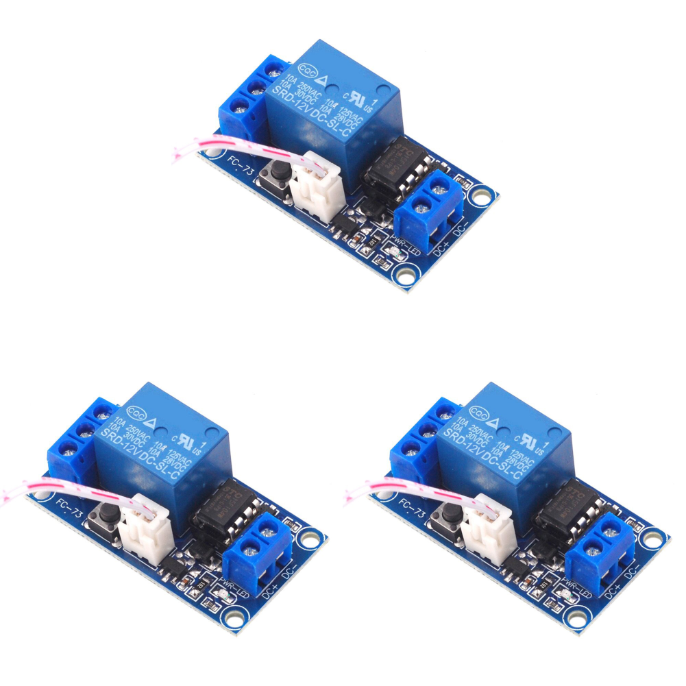 thumbnail image 4 of Módulo de relé Biestable Autoblocante Control de chip único de arranque y parada de una tecla (12v), 4 of 4
