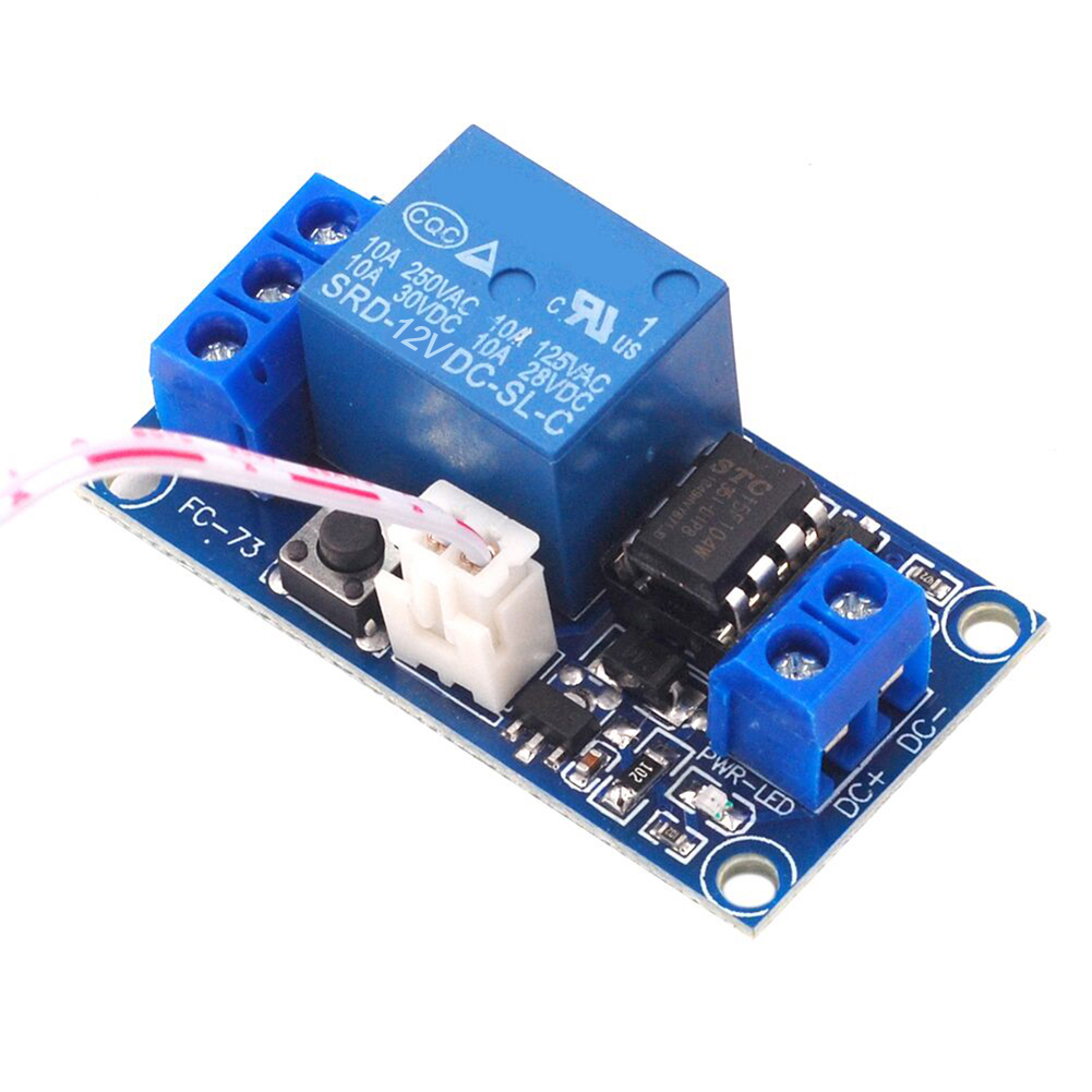 thumbnail image 1 of Módulo de relé Biestable Autoblocante Control de chip único de arranque y parada de una tecla (12v), 1 of 4