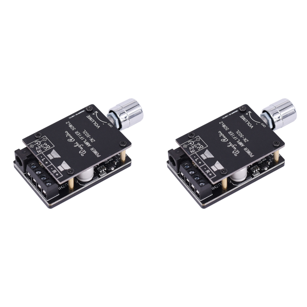 thumbnail image 4 of Placa amplificadora de potencia ZK-502L compatible con Bluetooth 5.0 Digital de doble canal, 4 of 4