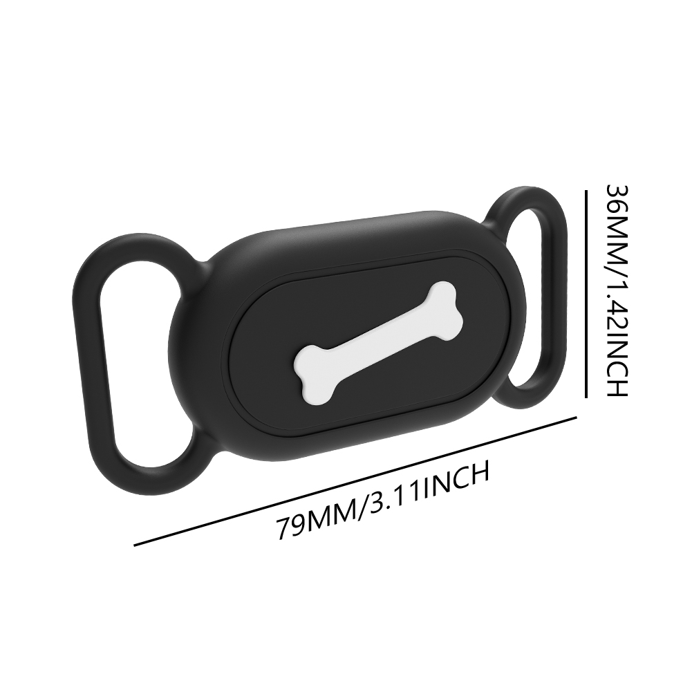 thumbnail image 3 of Funda impermeable de silicona con soporte para Collar de perro y gato a prueba de polvo para Galaxy SmartTag2, 3 of 9