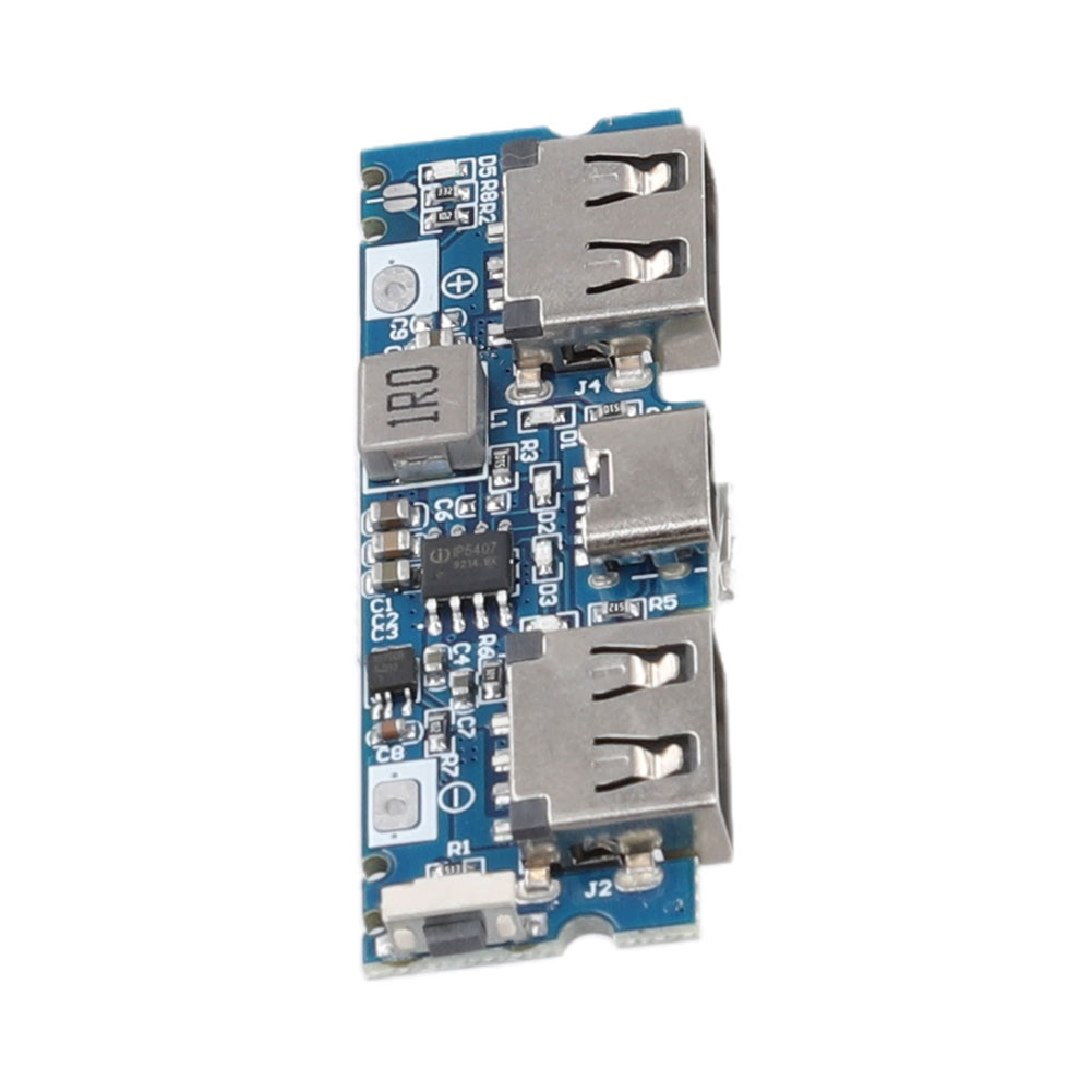Cargador de batería Dual USB PCB Módulo de alimentación Micro USB/Type-C 18650 para bricolaje