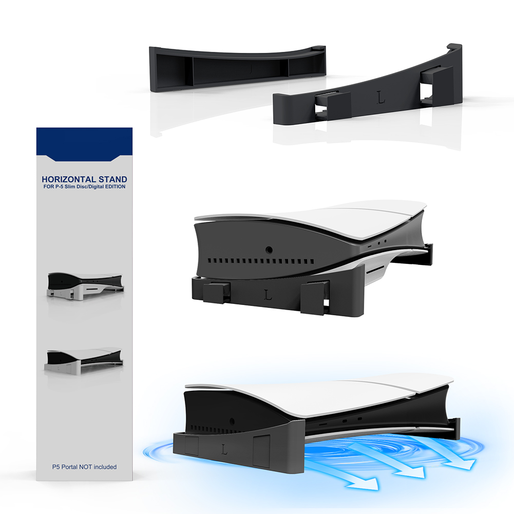 thumbnail image 4 of Accesorios de soporte horizontal Base de soporte lateral para PS5 Slim Disc y edición digital, 4 of 9