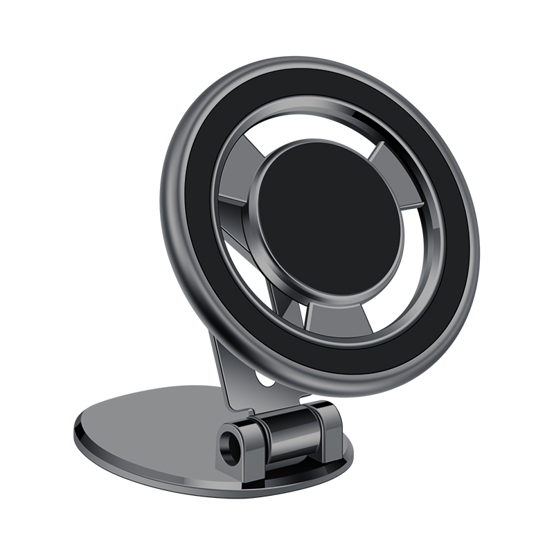 thumbnail image 4 of Soporte magnético para teléfono móvil con soporte para salpicadero de coche para iPhone 14 13 12 (gris oscuro), 4 of 8