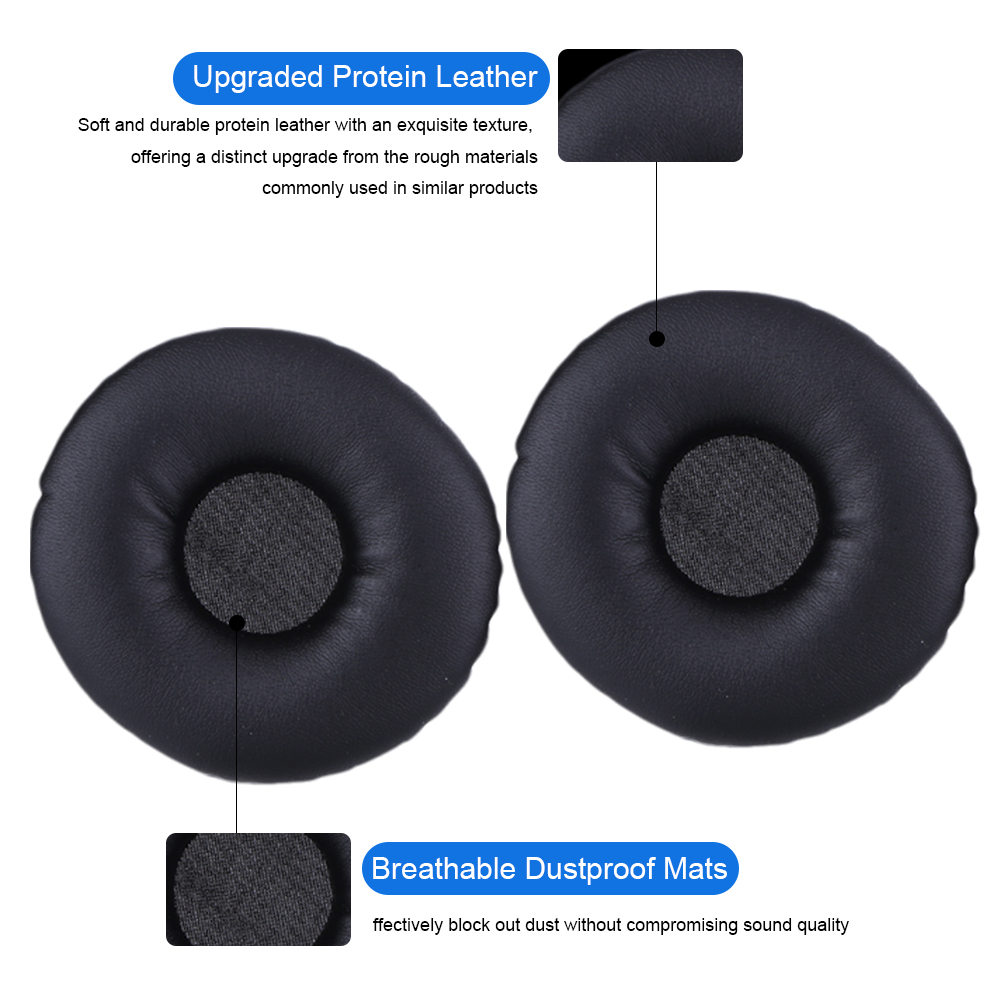 thumbnail image 5 of Almohadillas de repuesto para auriculares, almohadillas para los oídos, orejeras para Sony WH-XB700 WHXB700, 5 of 7