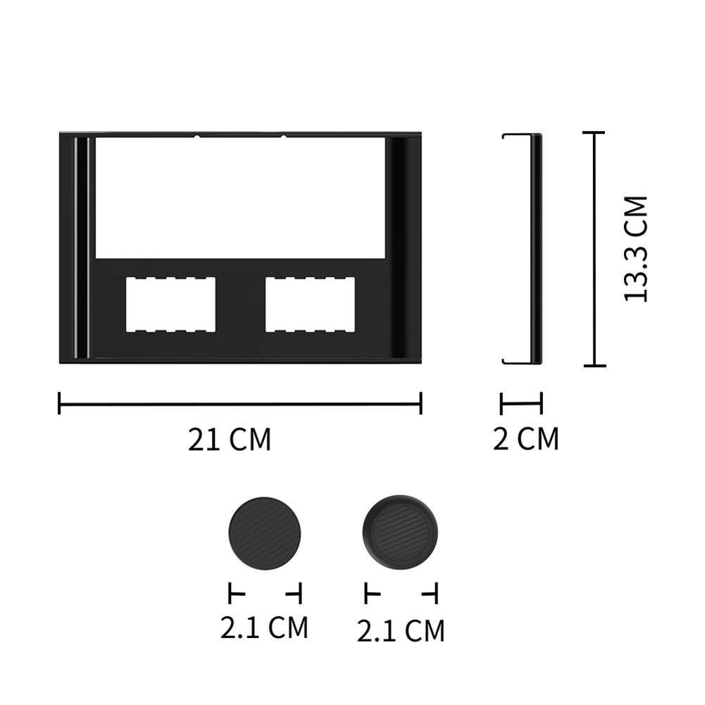 thumbnail image 2 of Funda protectora para PC con 4 tapas para el pulgar para Lenovo Legion Go Handheld (negro), 2 of 9