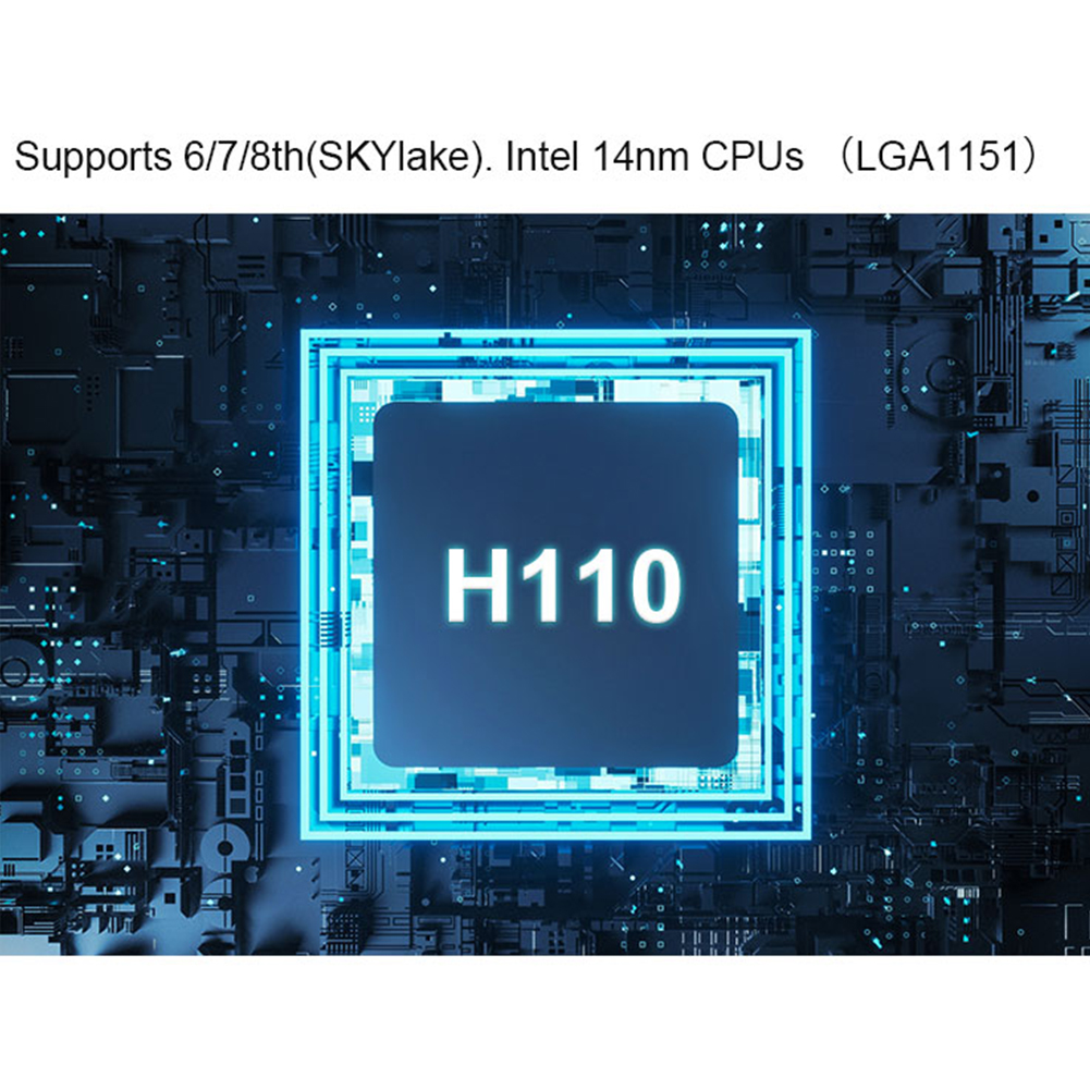 thumbnail image 5 of Placa base H110 M.2 NVME placa base de escritorio USB2.0 VGA para CPU LGA1151 6/7/8th, 5 of 9