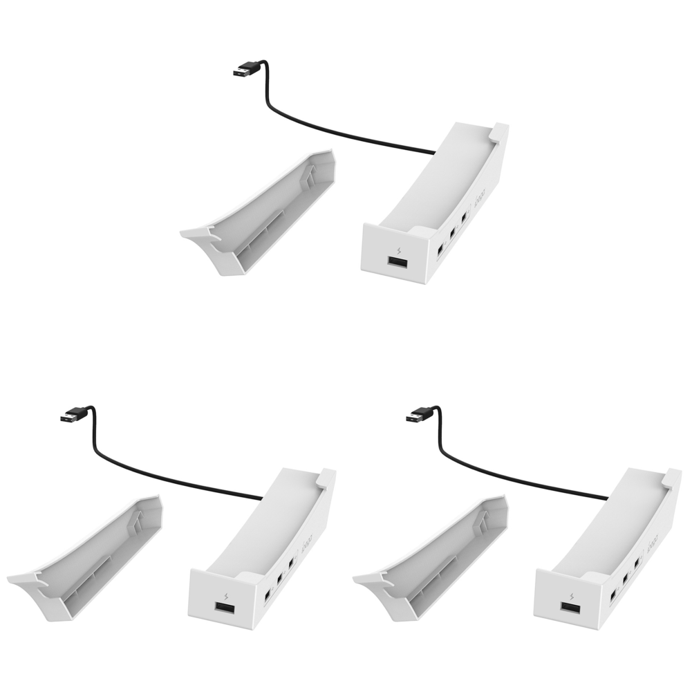 thumbnail image 3 of Para PS5 Soporte horizontal delgado con soporte de base central para Playstation 5 Slim, 3 of 7