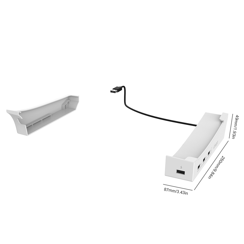 thumbnail image 2 of Para PS5 Soporte horizontal delgado con soporte de base central para Playstation 5 Slim, 2 of 7