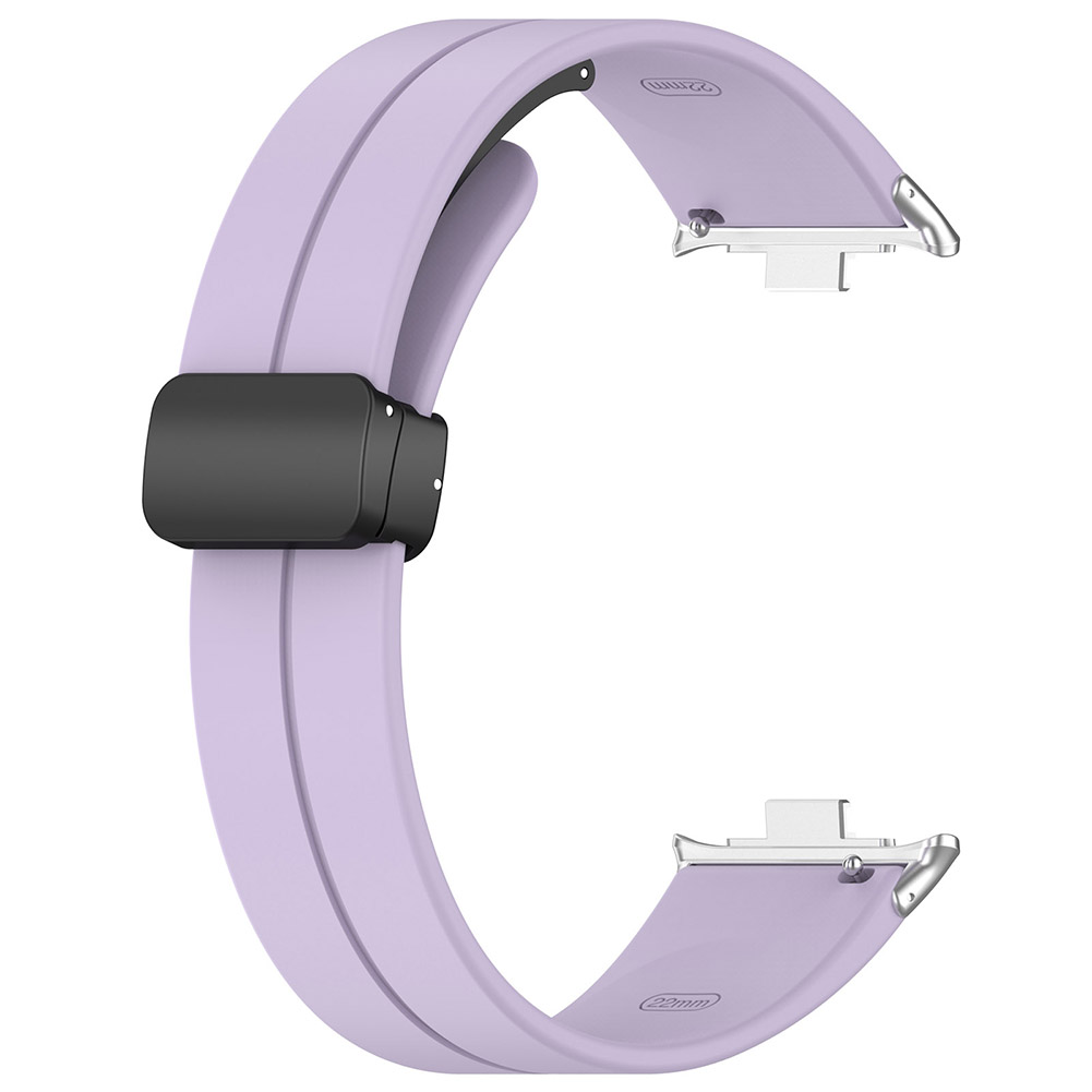 thumbnail image 4 of Correa de silicona con hebilla plegable magnética, correa de reloj ajustable para Redmi Watch 4, 4 of 6