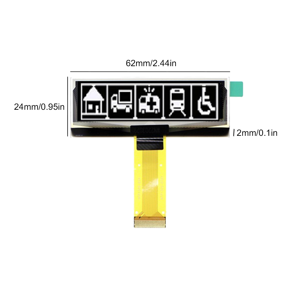 thumbnail image 2 of Módulo de pantalla LCD OLED de 2,23 pulgadas, unidad SSD1305 de pantalla OLED de 128x32, 2 of 9